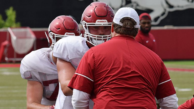 PHOTOS: Day 9 of Razorback practice in pictures