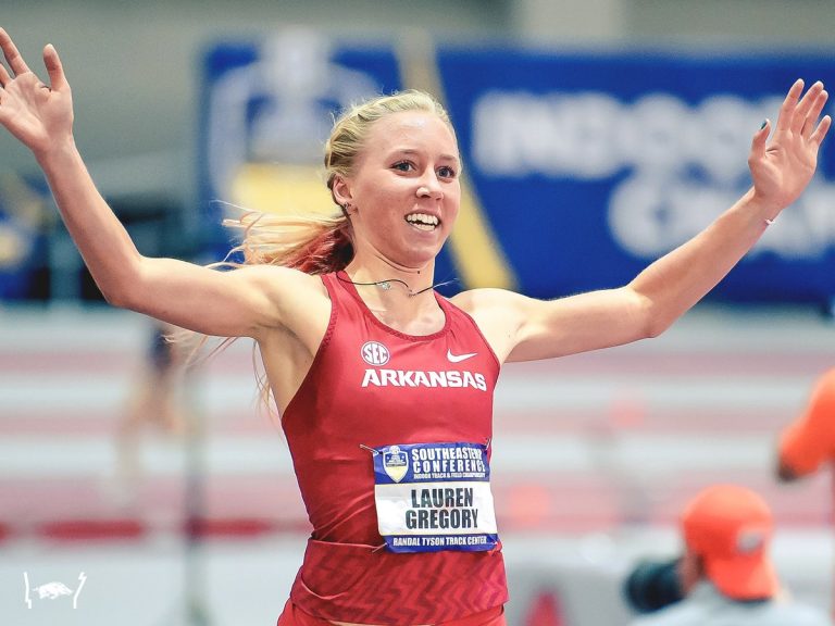 Clark, Gregory put up best lifetime marks for Razorbacks’ women at ‘Bryan Clay’