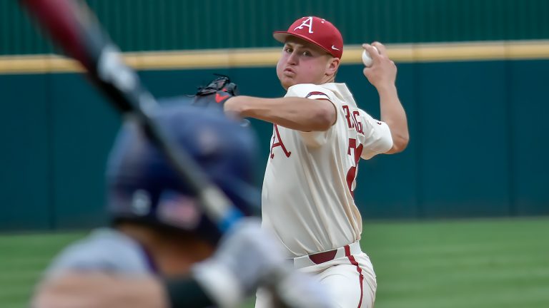 Arkansas can’t overcome slow start as Aggies tie series