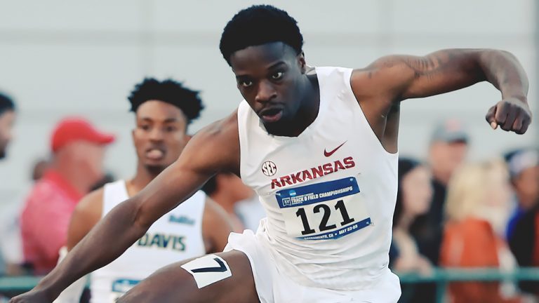 Three Razorbacks advance to NCAA’s on second day at prelims