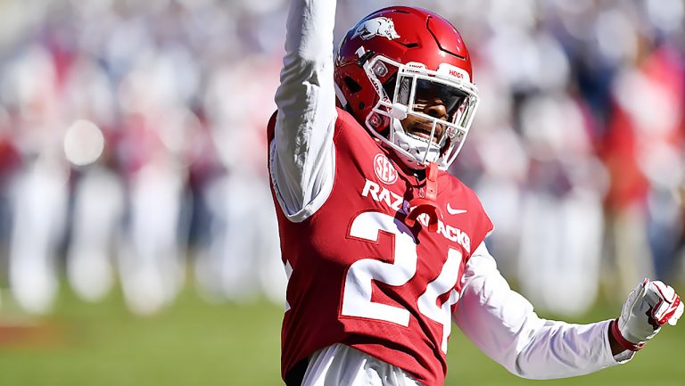 McClellion on Hogs’ defense after practice Tuesday