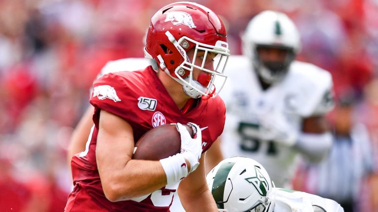 Razorbacks’ tight end Gunter enters transfer portal after redshirt junior season