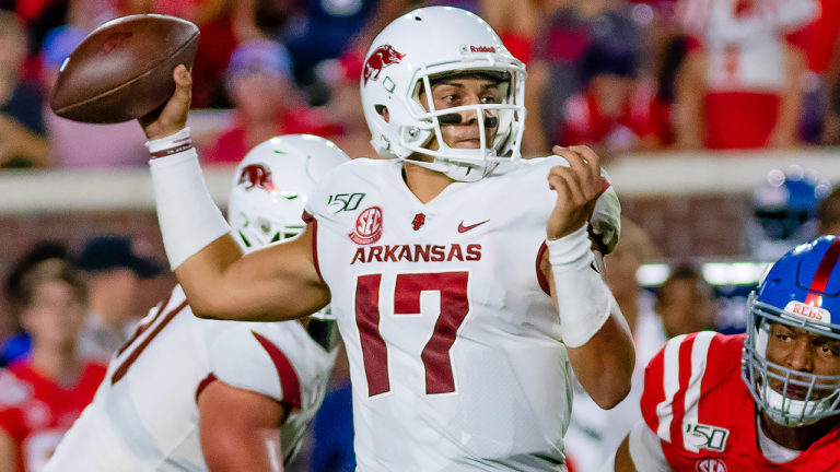 The ‘Starkel Sparkel’ is fifth starting quarterback for Hogs under Morris
