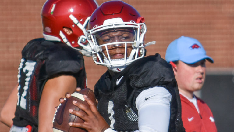 Hicks or Starkel probably starters, but only quarterbacks to play?