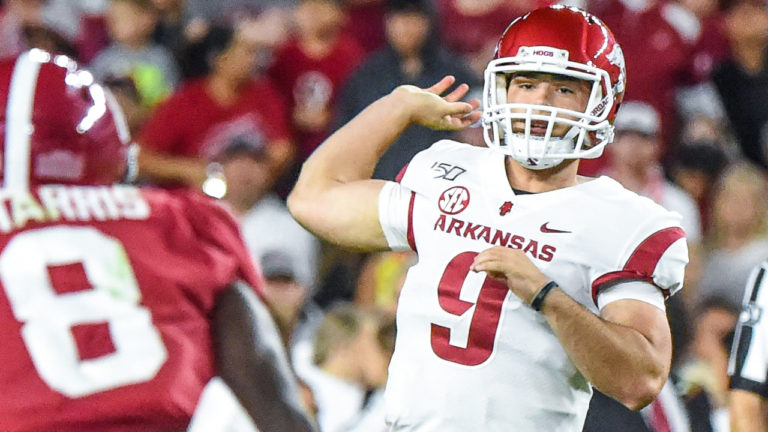 BAMA GAME: Hogs still stumbling, bumbling in 48-7 loss to Tide