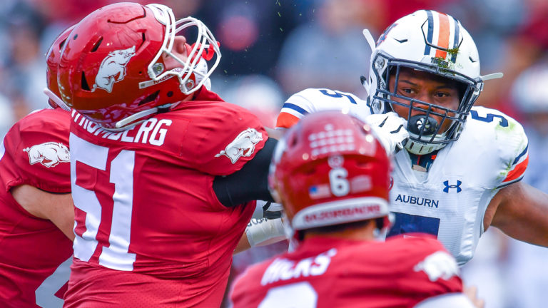 Auburn’s 51-10 win over Hogs points out glaring talent gap Morris faces