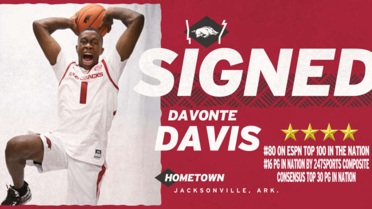 Razorback coaches excited after signing 4-star pont guard Davonte Davis