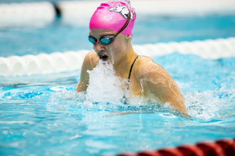 Razorbacks ranked in first swimming-diving poll after Mizzou Invitational