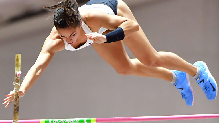 Hogs’ rebuilding gets started with solid start indoors Friday night