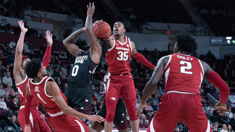 Free throw difference puts Mississippi State over Arkansas, 77-70