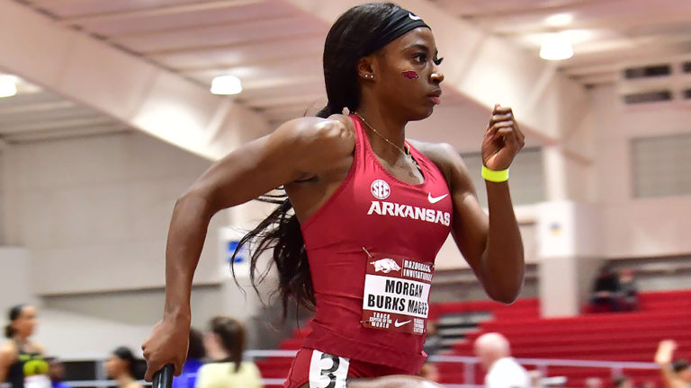 Razorbacks’ medley relay team posts second fastest time in school history