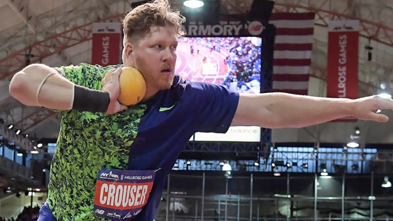 Crouser gets win at Millrose Games on Saturday with world-leading effort