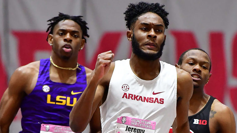 Farr sets indoor best in 400-meter in first day at Tyson Invitational on Friday