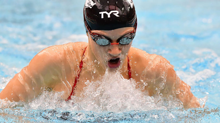 Hopkin picks up second-fastest split in 200-medley at SEC Championships