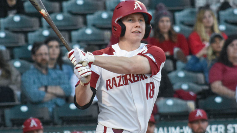 Kjerstad, Franklin recapping Razorbacks’ win over Antelopes on Tuesday night
