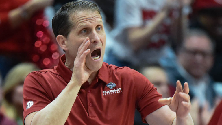 Musselman, Joe, Jones after Hogs advance at SEC Tournament on Wednesday