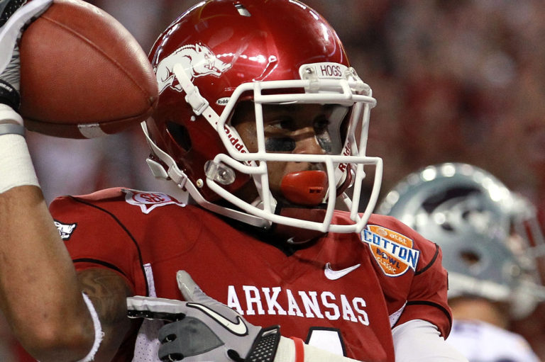 Lumberjack, former Razorback Jarius Wright on coaching in high school