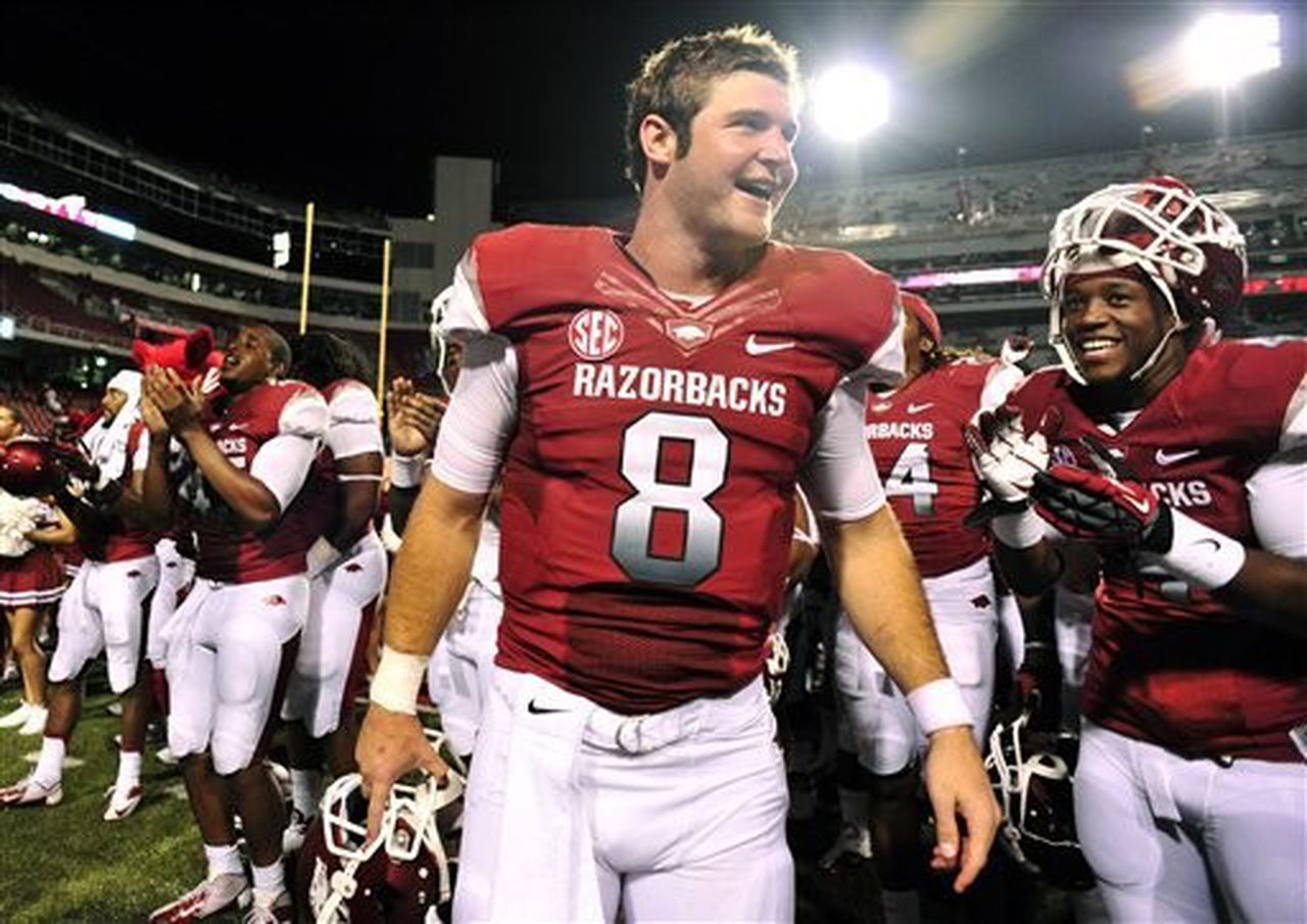 Former Arkansas Qb Tyler Wilson Joins The Morning Rush Hit That Line From Espn Arkansas 