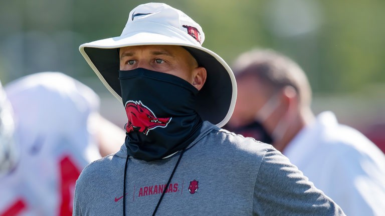 Photos from Razorbacks third day of fall camp practice Friday