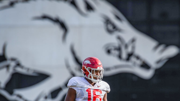 FACES OF FALL: Photos from Razorbacks’ practice No. 16 of fall camp