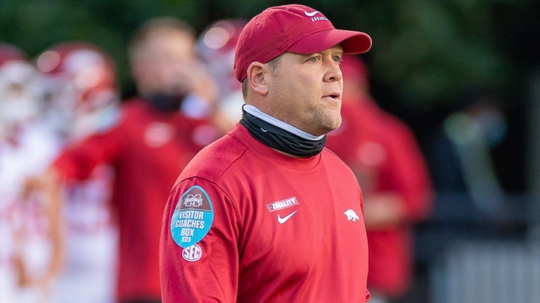 Hogs’ offense faces challenge of keeping up with Gators’ attack
