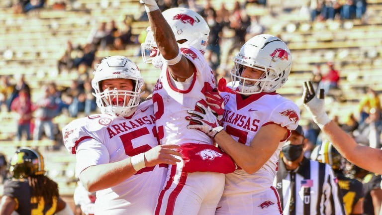 Discussing ‘swing games’ on Hogs’ football schedule this fall