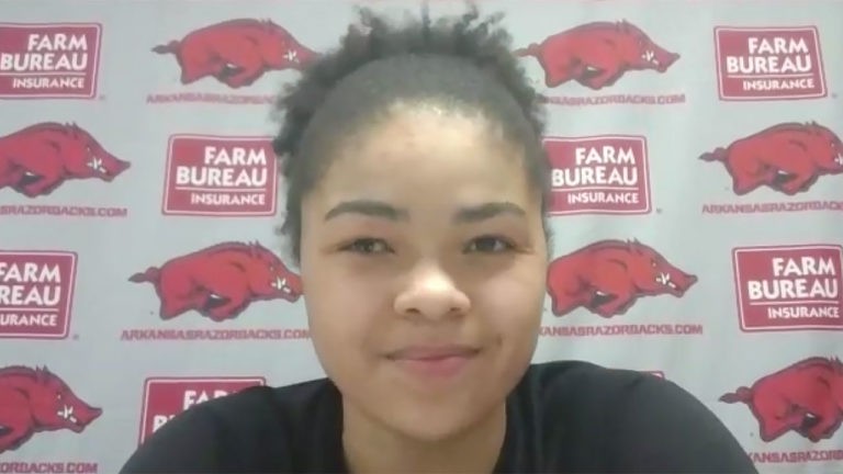 Nixon on getting last shot to fall at end to lift Aggies past Razorbacks