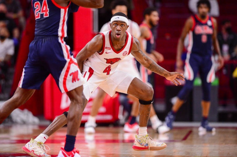 Davis kick-starts Hogs, Notae scores points, Vanover blocks Ole Miss