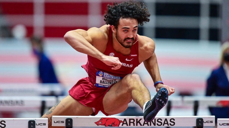 Arkansas moves into lead on second day of SEC Indoor
