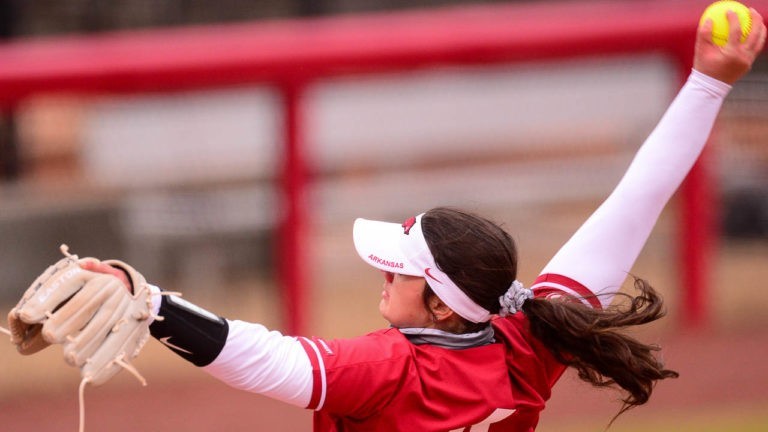 Haff throws no-hitter in Razorbacks’ sweep of Tech, SEMO