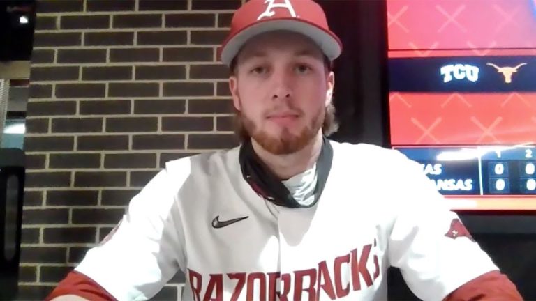 Bolden on strong four innings picking up save in Hogs’ win over Longhorns
