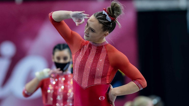 Hambrick named co-gymnast in SEC for last week