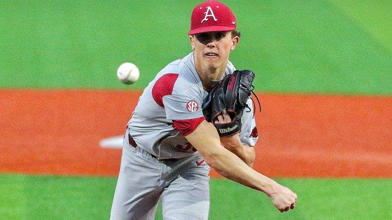 Razorbacks get another win with Battles’ homer in 10th