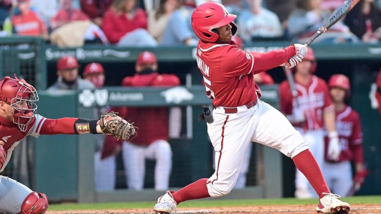 Getting key hits will be what Hogs have to do at MSU, says Tabor