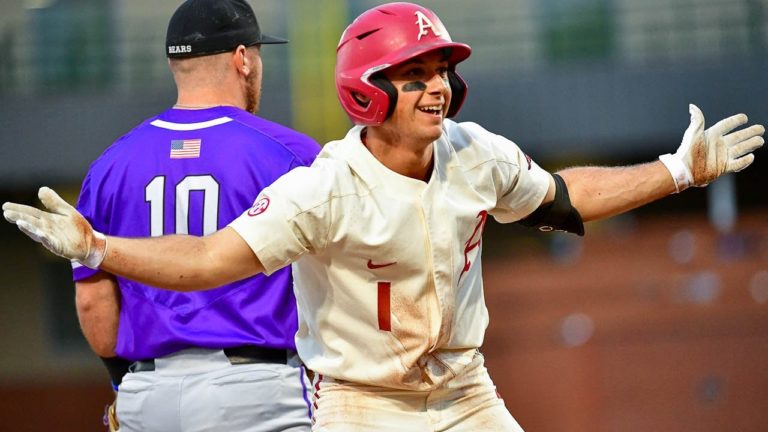 Moore after hitting for cycle, driving in six runs in win over UCA