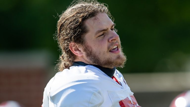 Wagner on line development after four days of spring drills