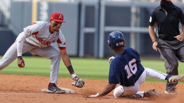 After long Saturday, Hogs look to close out Ole Miss series