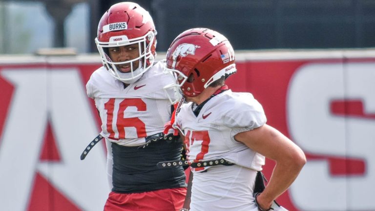 Barrett on Razorbacks having to fill hole of transfers in new world