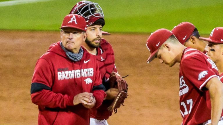 Van Horn on Hogs’ pitching plus Moore’s big night at plate