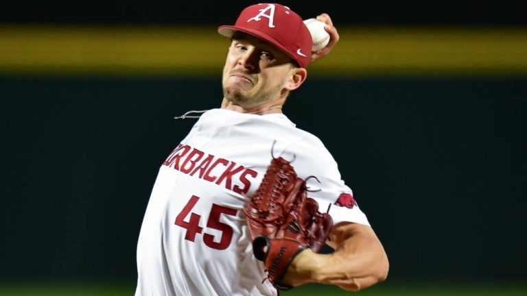 Hogs looking to clinch series with Georgia tonight behind Pallette