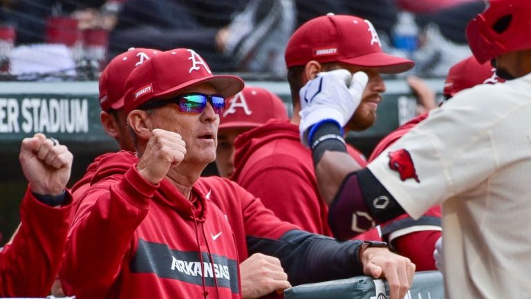 Van Horn after Hogs come from behind with series-clinching win