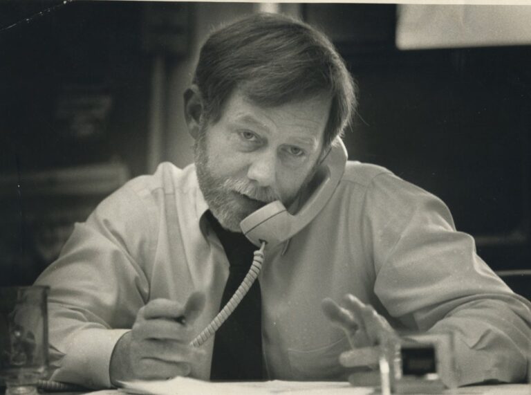 TRUSTING THE PROCESS: Wally Hall of the Arkansas Democrat-Gazette