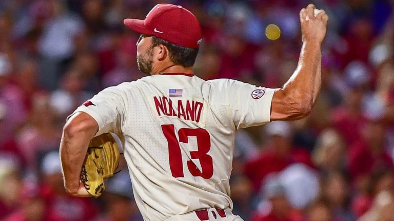 Noland says Hogs ‘have plenty left in tank’ on pitching staff for Monday