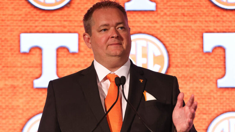 SEC MEDIA DAYS 2021: Tennessee coach Josh Heupen