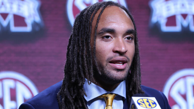 SEC MEDIA DAYS 2021: Mississippi State linebacker Aaron Brule