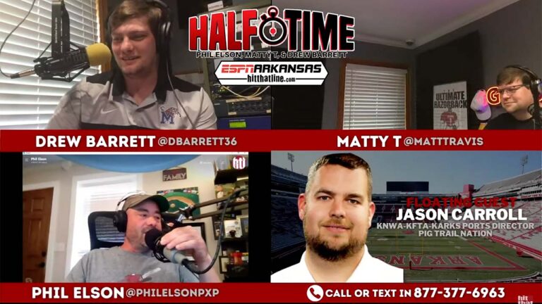 Halftime is LIVE! Texas, OU tell Big 12 goodbye, Olympics, Razorbacks, more!