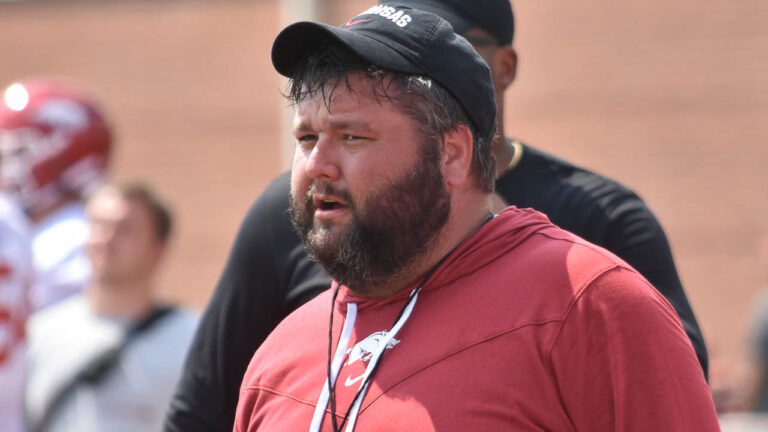 Hogs’ Kennedy named one of 15 semifinalists for Broyles Award