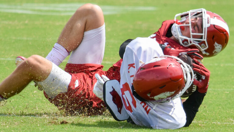 Clark, Brown on secondary’s play in first three practices of fall camp