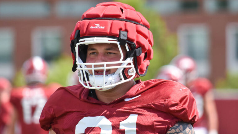 Grant Morgan, KJ Jefferson after Tuesday’s practice for Outback Bowl