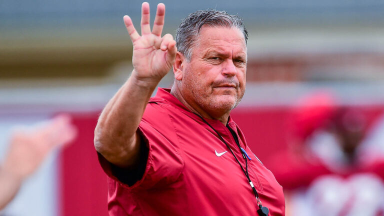 Bender on Hogs’ improvement tougher being in football toughest division